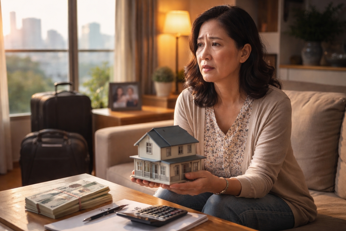 Tôi trăn trở việc bán nhà 15 tỷ theo con ra nước ngoài hay cô đơn lúc tuổi già